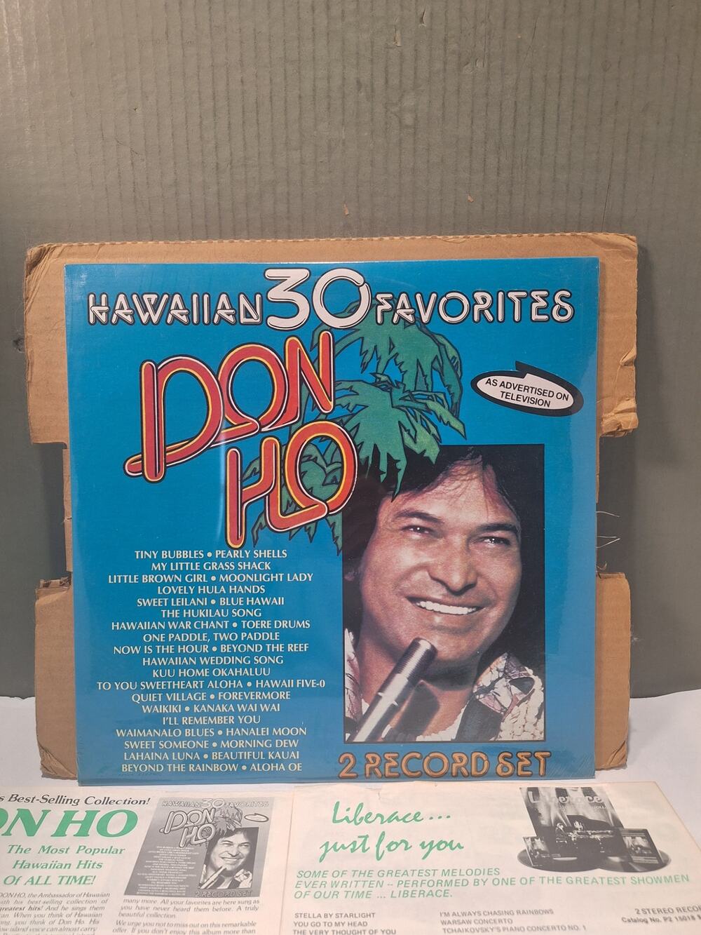 Don Ho Hawaiian 30 Favorites Vinyl 2LP Sealed TVLP 78040 w Mailer- Time Capsule!